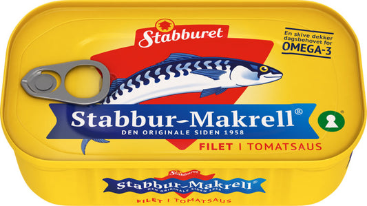 Stabburet Makrell hakket filet, 110 gr.
