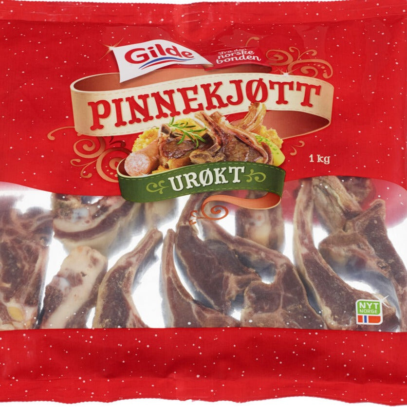 Gilde Pinnekjøtt av lam, kappet, ikke røkt, 1 kg