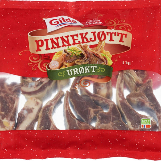 Gilde Pinnekjøtt av lam, kappet, ikke røkt, 1 kg