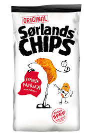 Sørlandschips Spansk Paprika 200 gr.
