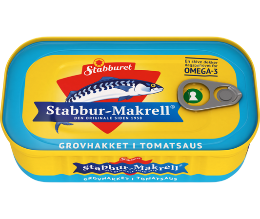 Stabburet Makrell hakket filet, 110 gr.