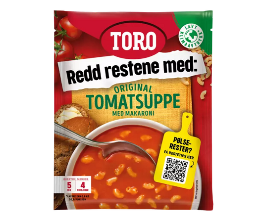 Toro Tomatsuppe m/makaroni