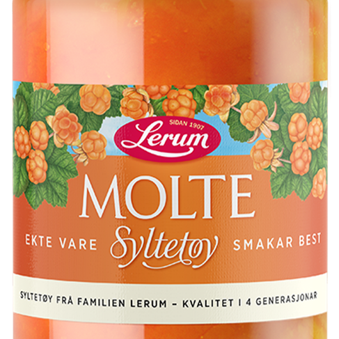 Lerum moltesyltetøy, 480 gr.