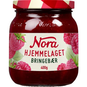 Nora Bringebærsyltetøy , 400 gr.