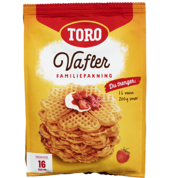 Toro Vafler mix familie, 591 gr.