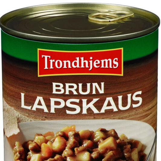 Trondhjems brun lapskaus, bx. 800 gr.