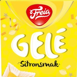 Freia gele med sitronsmak, 125 gr.