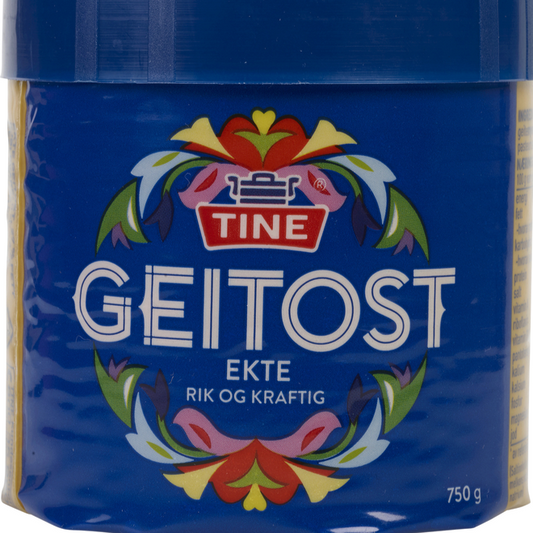 Tine ekte rund geitost 750 gr.